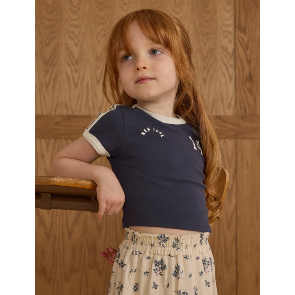 baby tee || navy