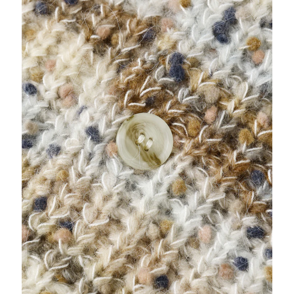 cheyenne cardigan || stone multi-stripe