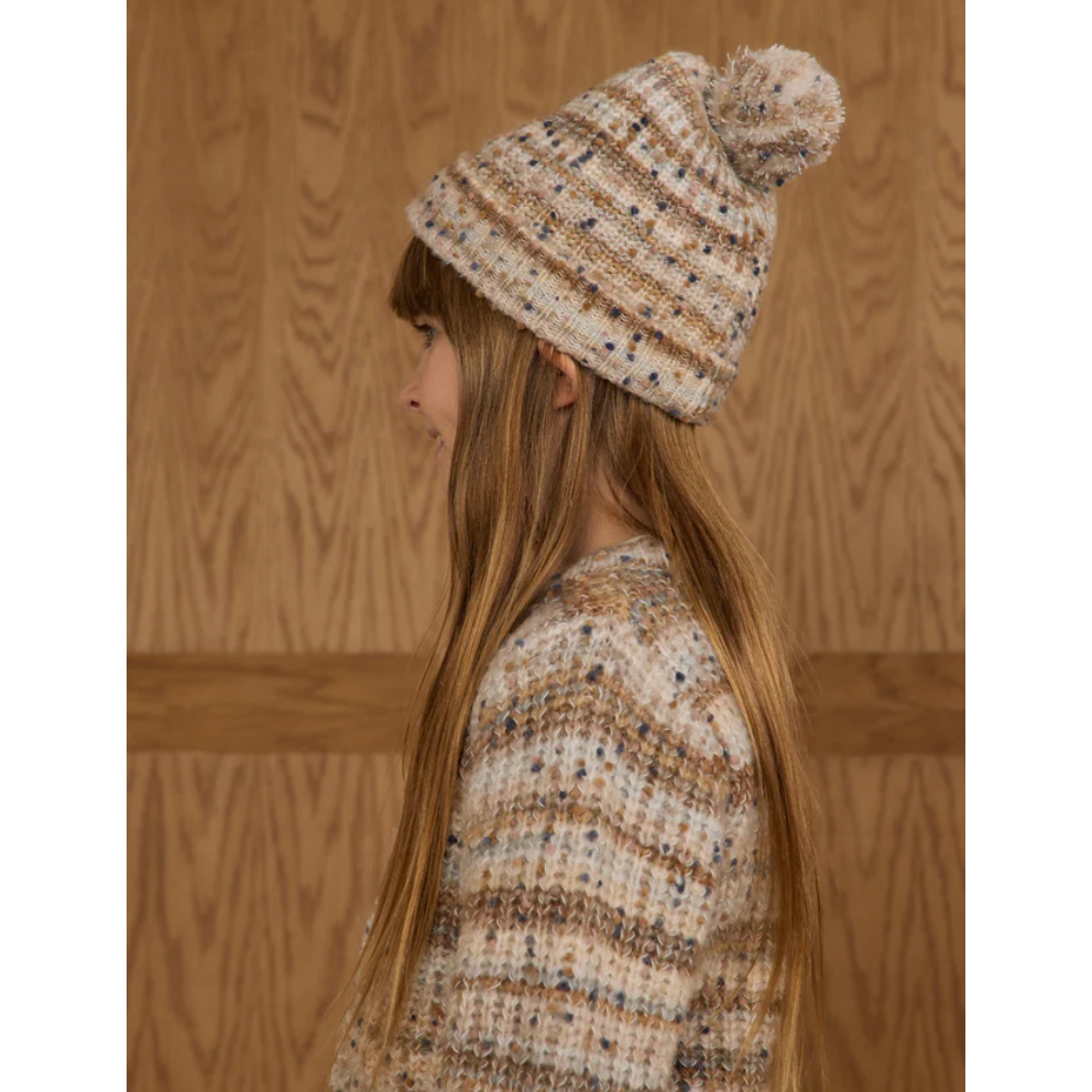 cheyenne cardigan || stone multi-stripe