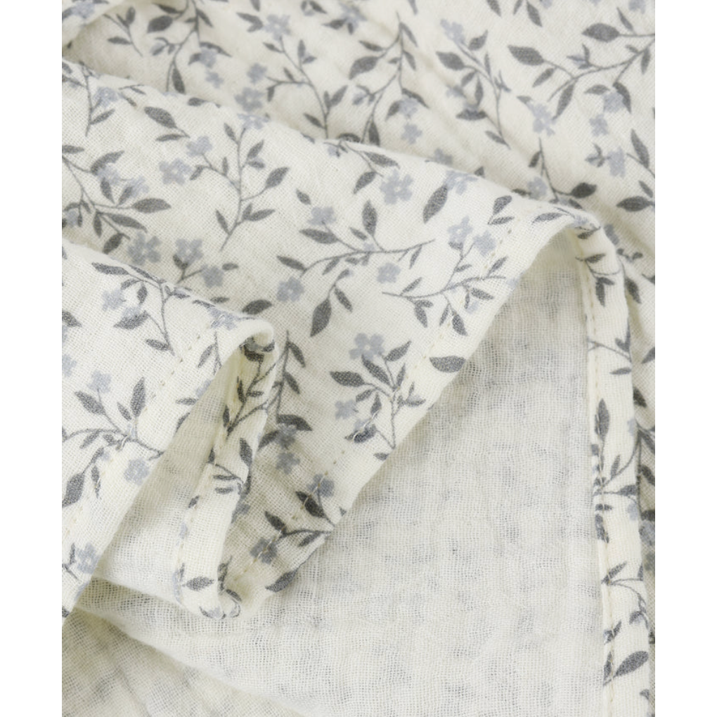 ruffled mini skirt || blue vines