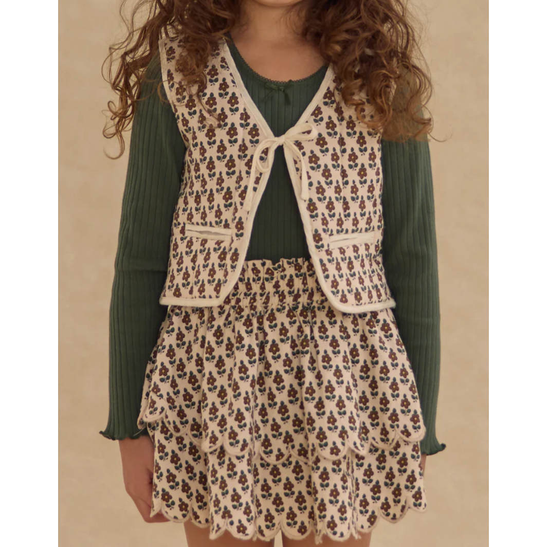 rose mini skirt || harvest floral