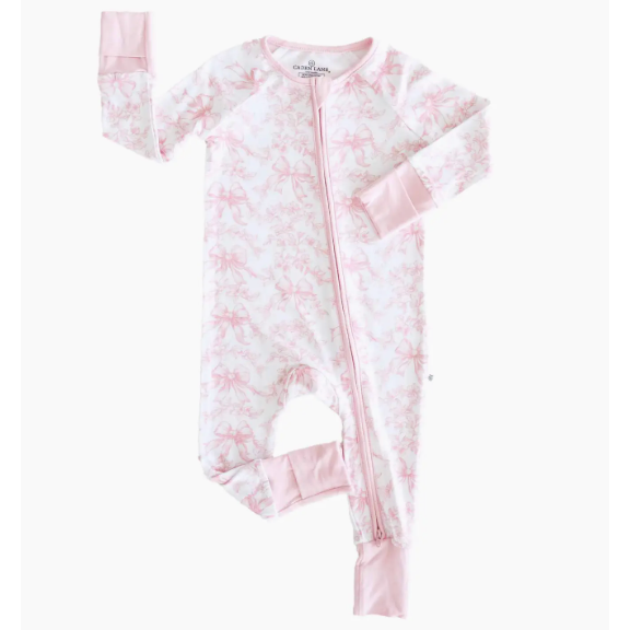 fancy frills zip romper