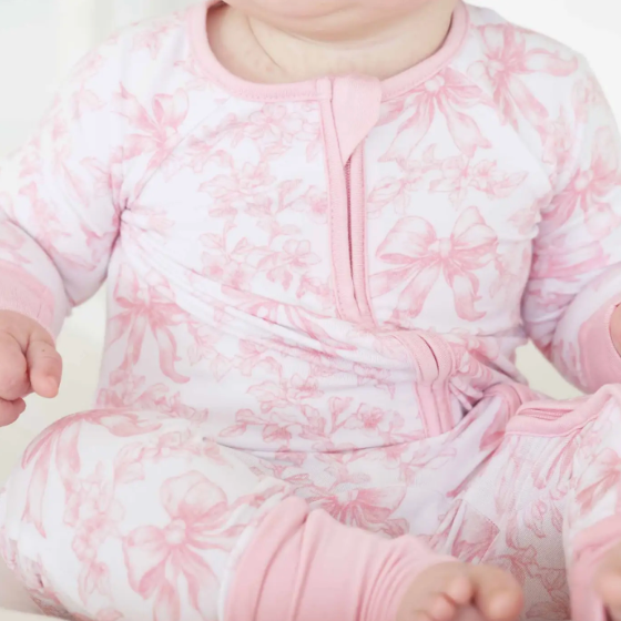 fancy frills zip romper