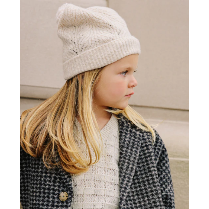 sweater vest | oatmeal speckle