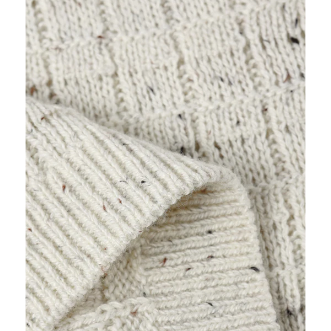 sweater vest | oatmeal speckle