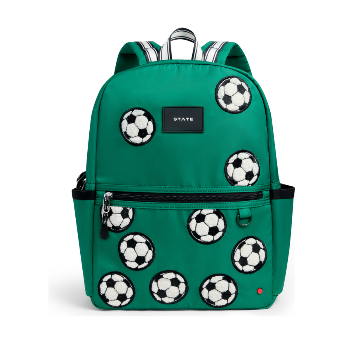 kane kids backpack | fuzzy soccer balls