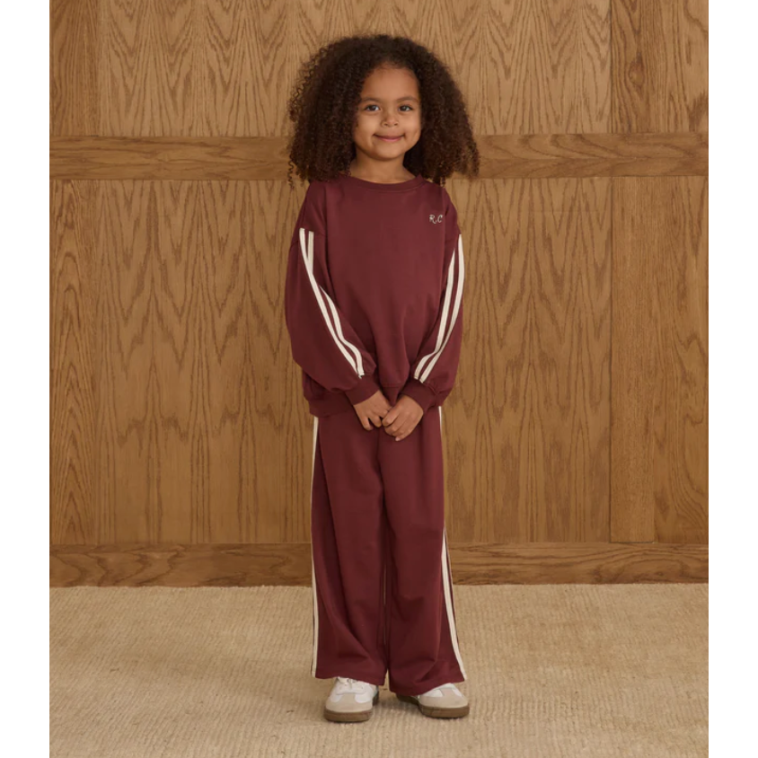 track pant | burgundy
