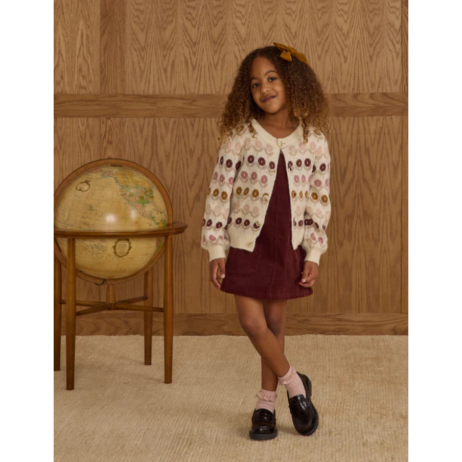 cheyenne cardigan || floral jacquard