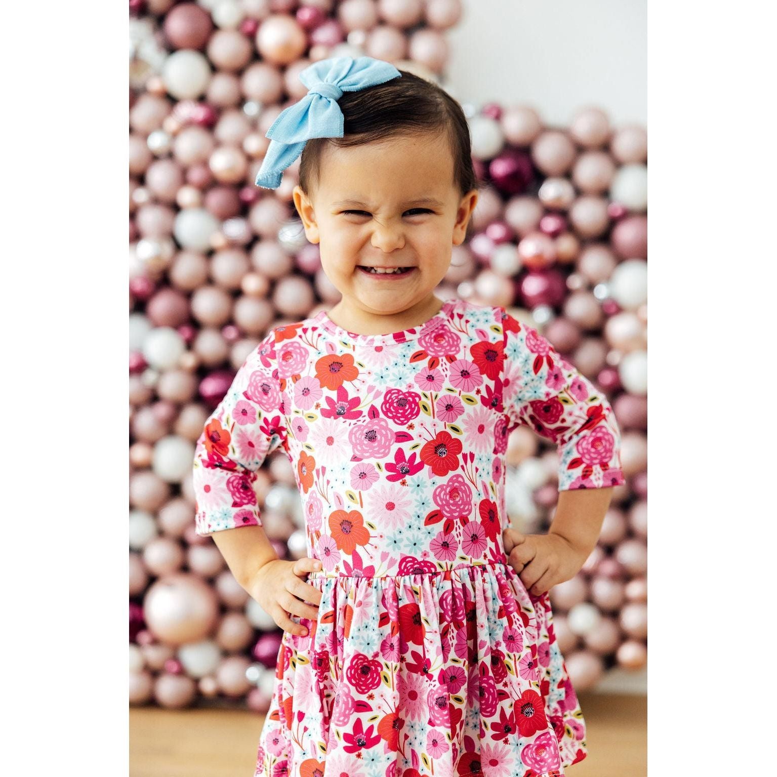 Secret Garden 3/4 Sleeve Twirl Bodysuit