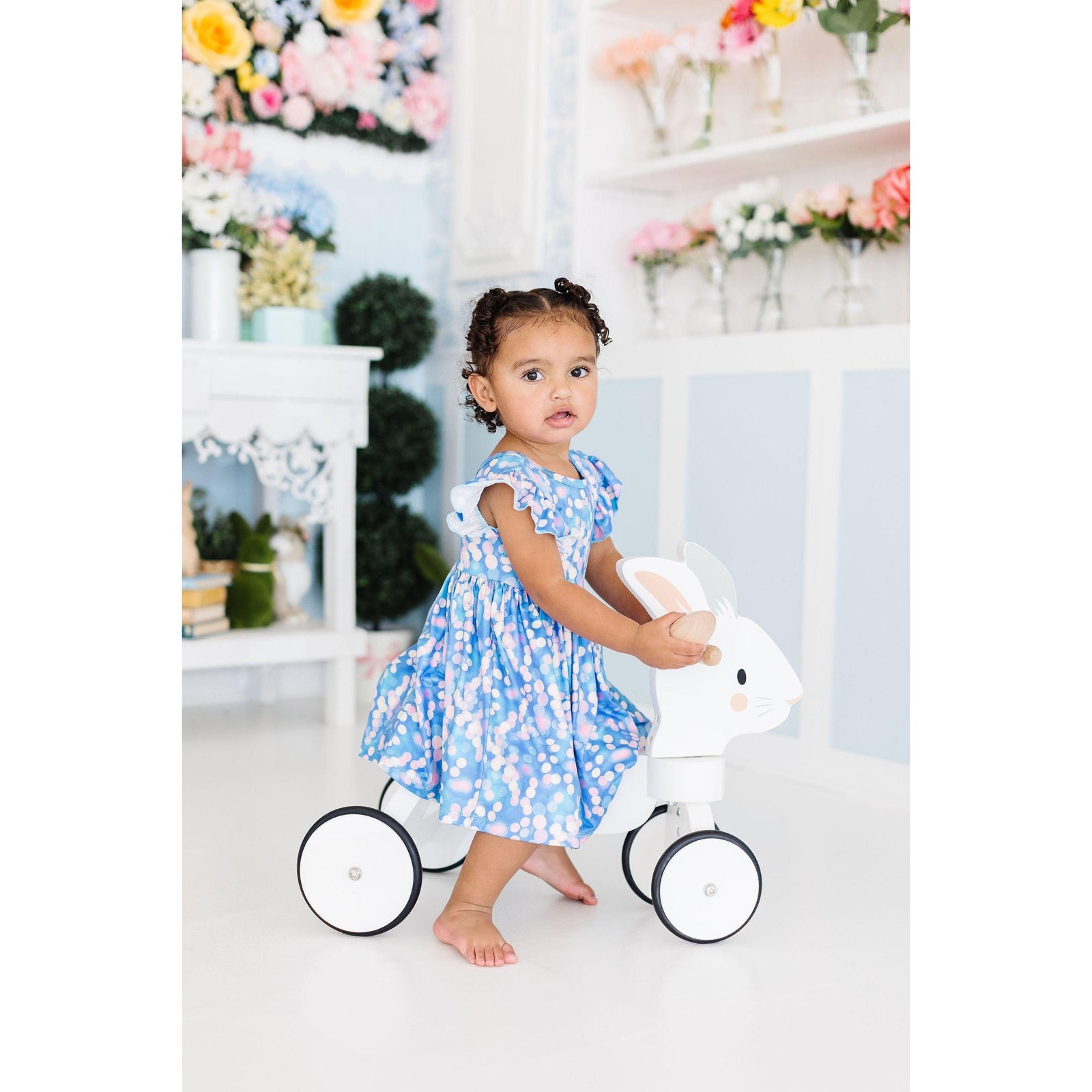 Shimmer & Shine Flutter Sleeve Twirl Dress