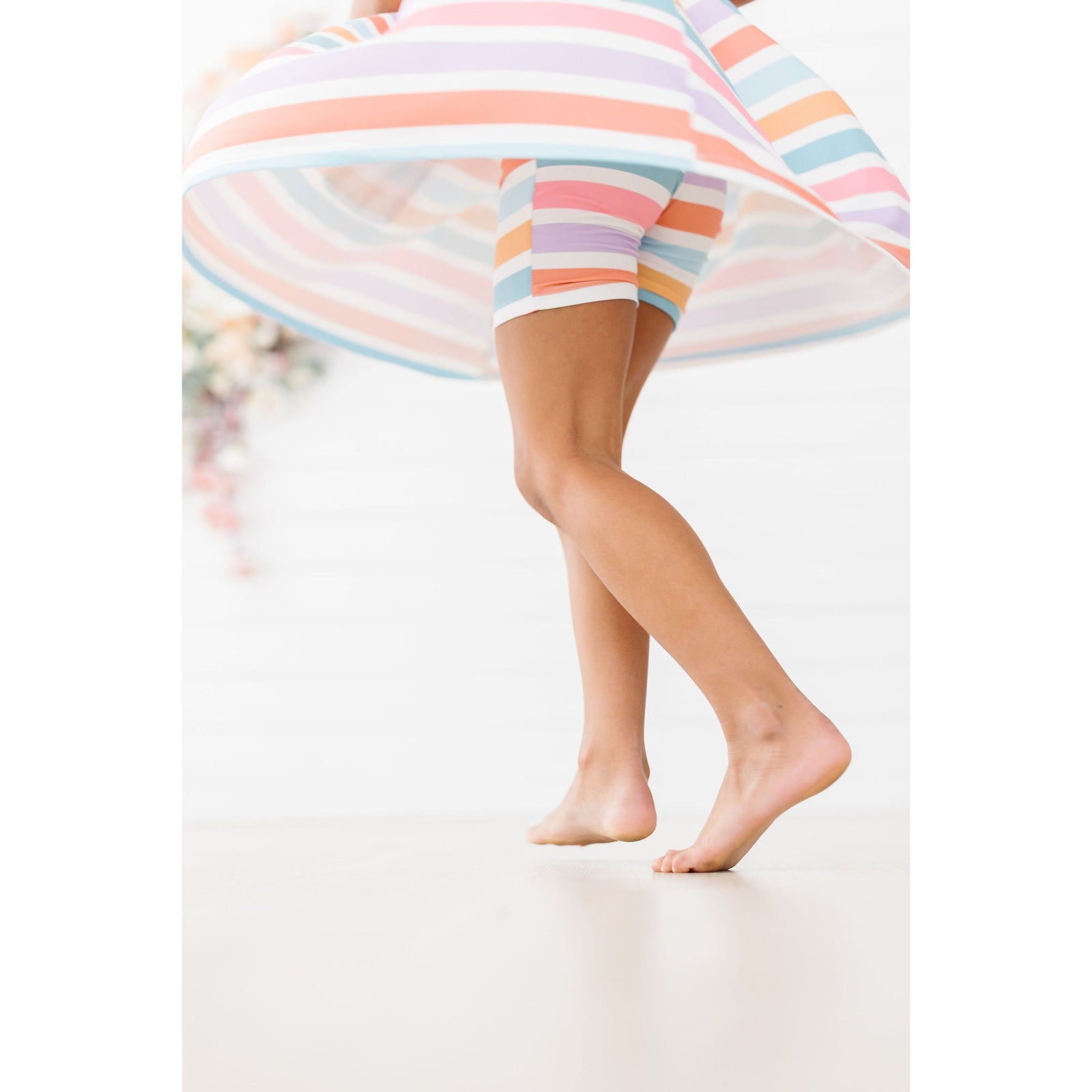 Spring Stripes Twirl Shorts