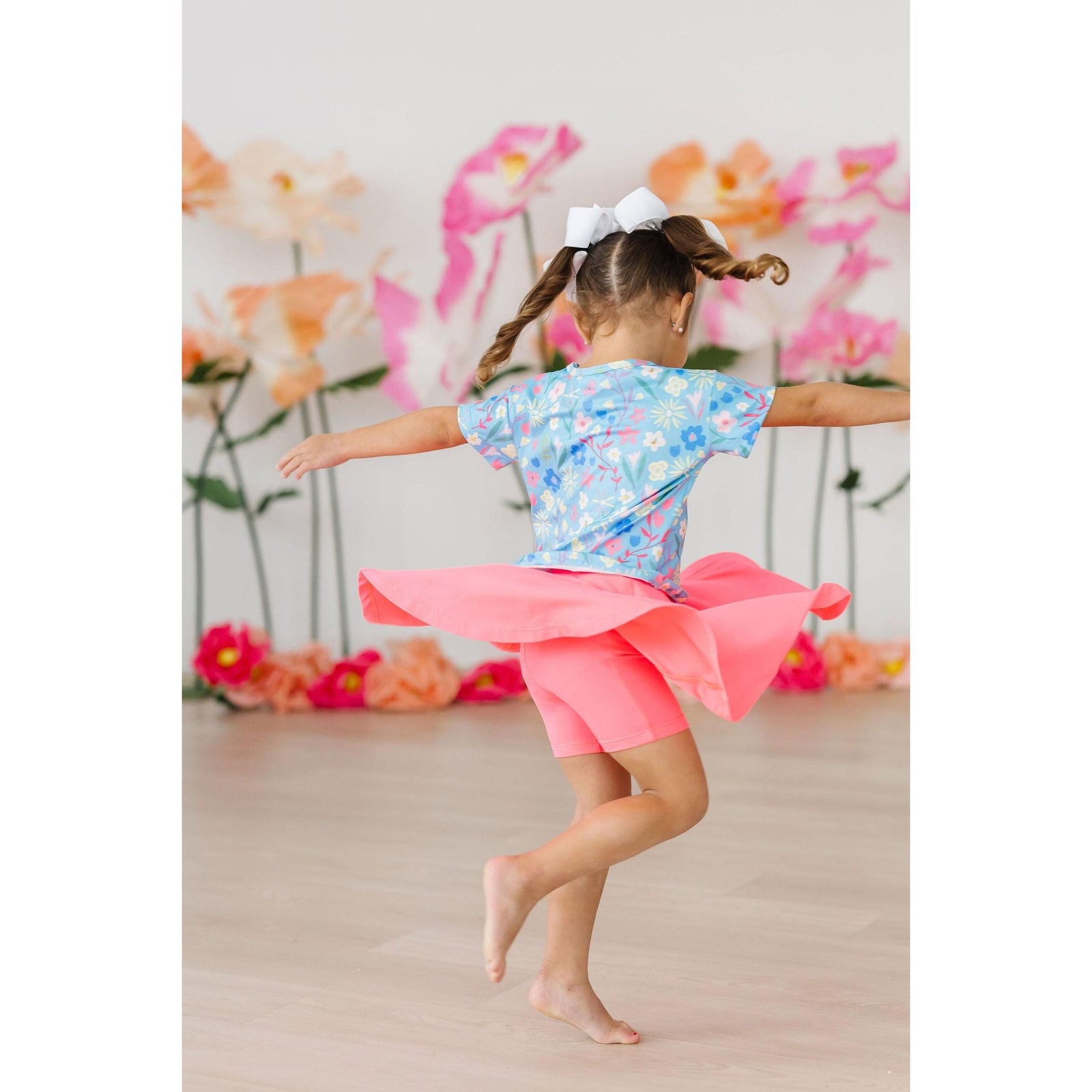 Springtime Splendor Ruffle Pocket Tee