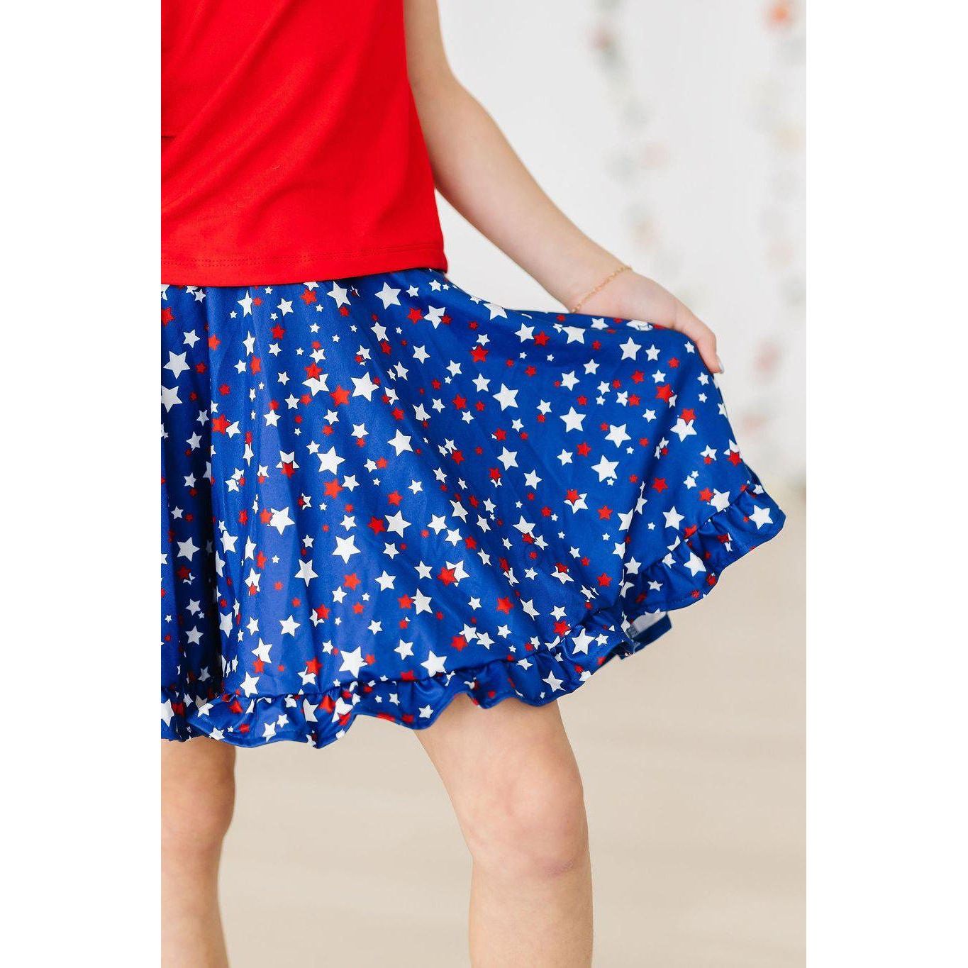 Star Bright Ruffle Twirl Skort