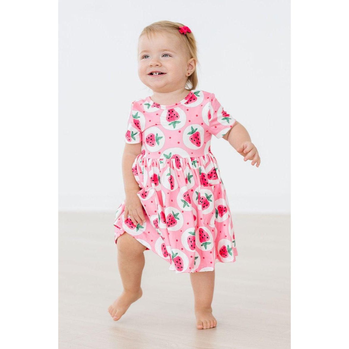 Strawberry Fields S/S Pocket Twirl Dress