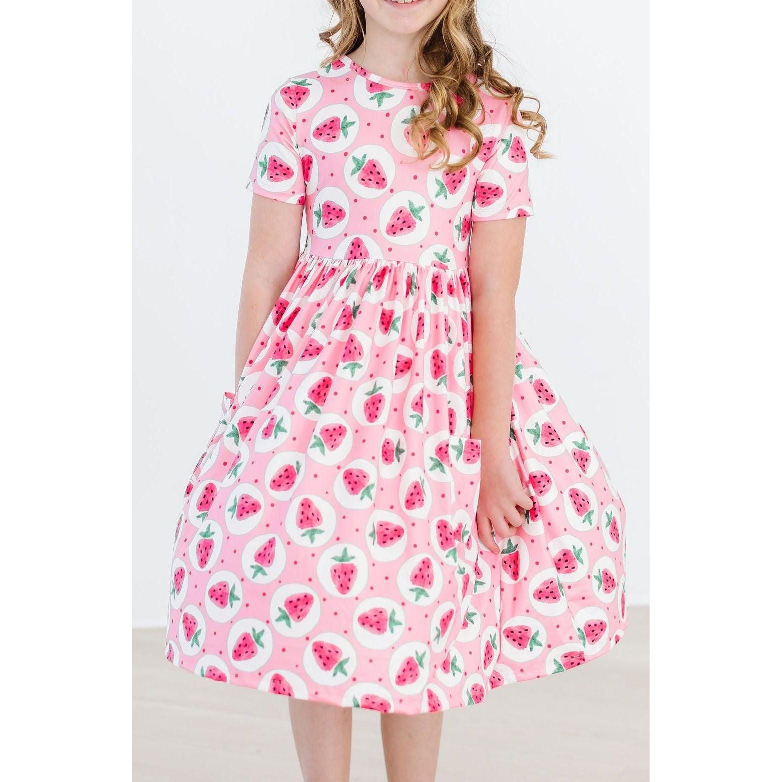 Strawberry Fields S/S Pocket Twirl Dress