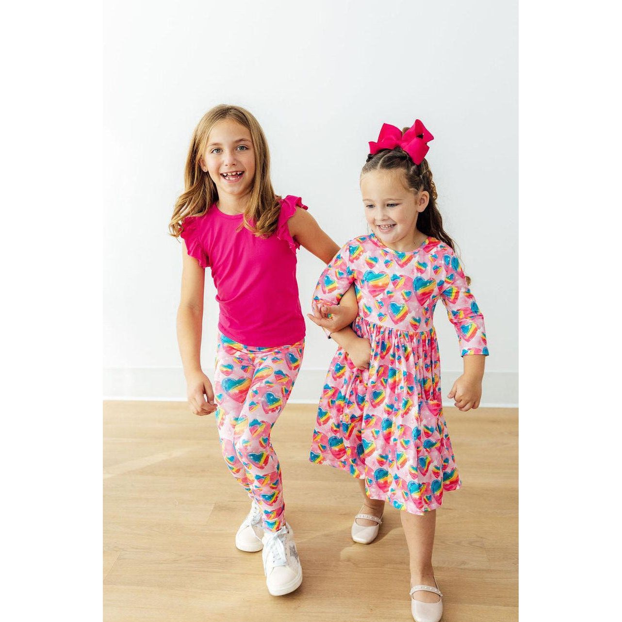 Sugar & Spice 3/4 Sleeve Pocket Twirl Dress