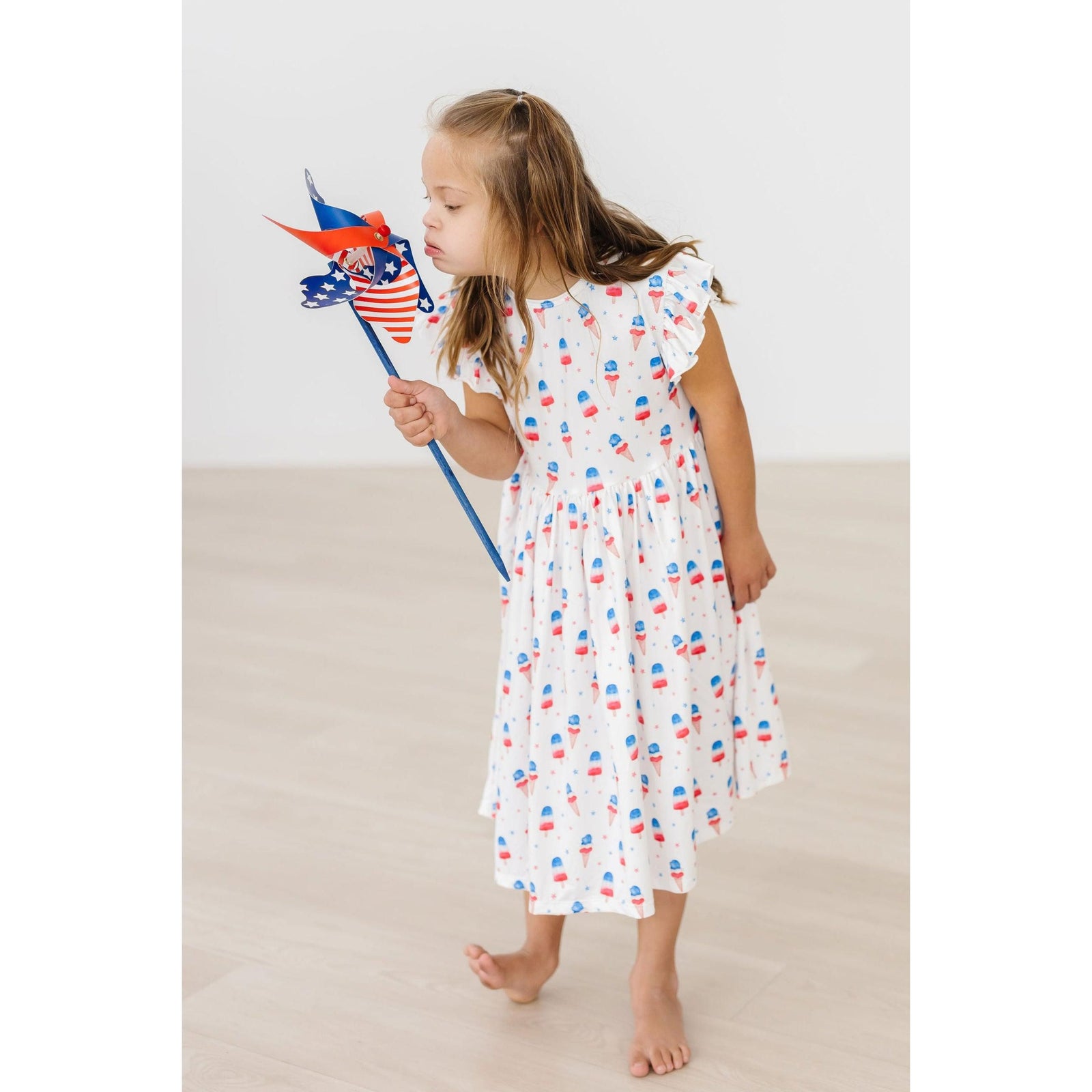 Summer Sweets Flutter Sleeve Twirl Dress