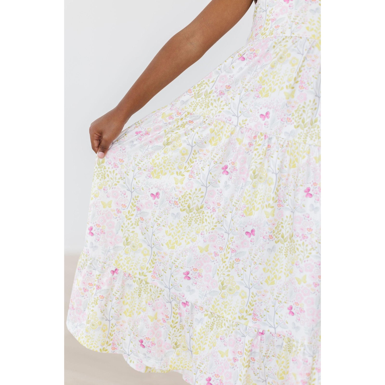 Sunny Days Ruffle Maxi Dress