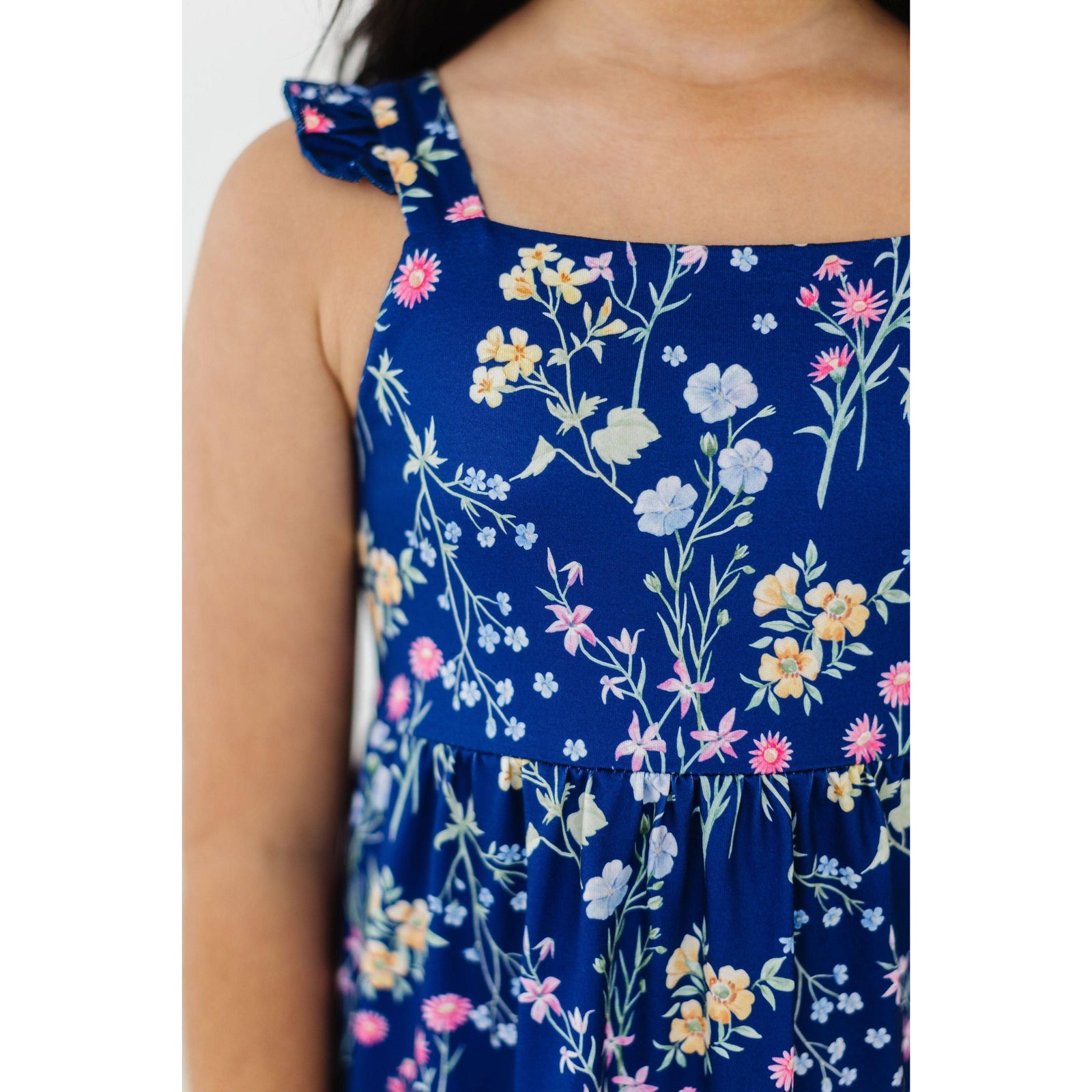 Sunny Meadow Ruffle Maxi Dress