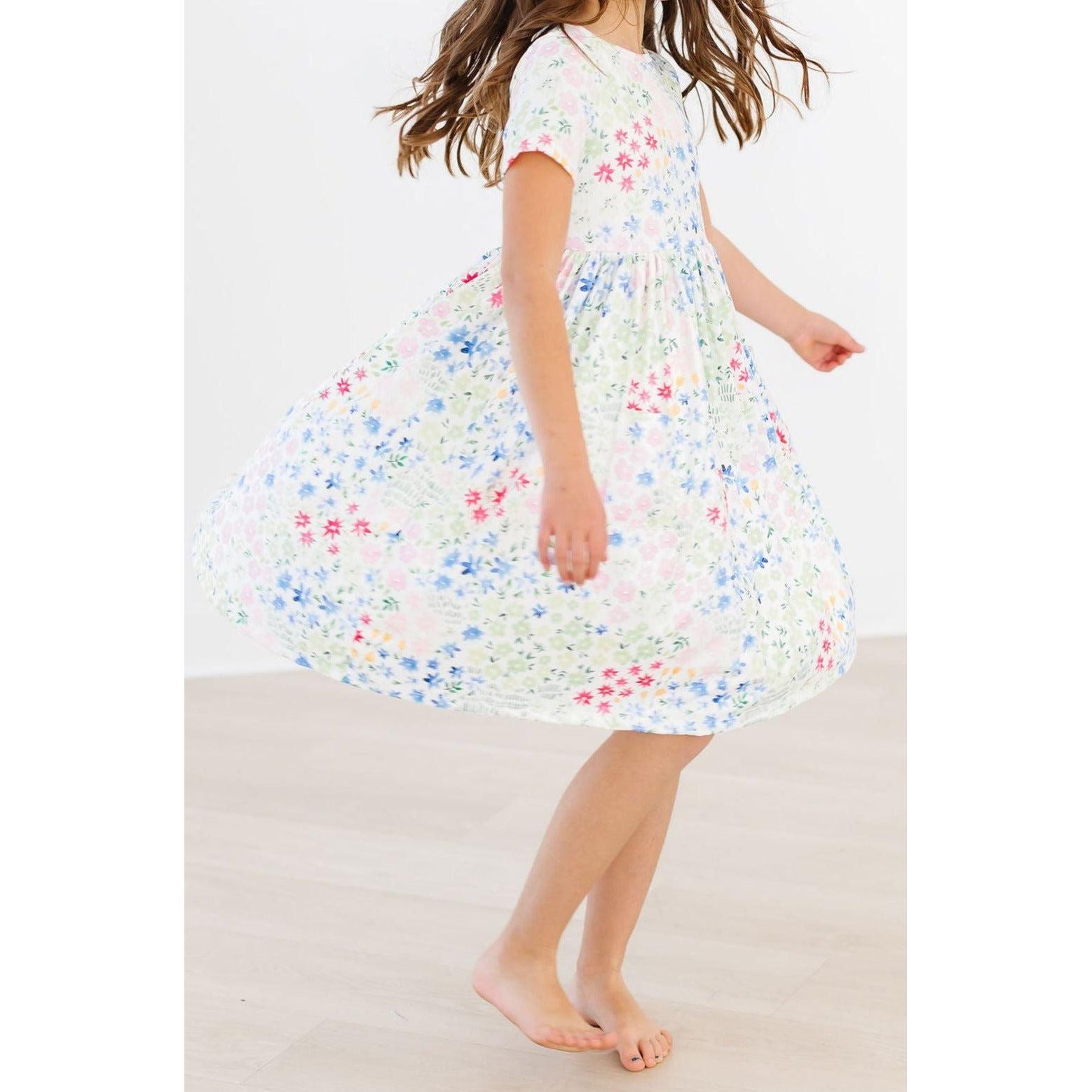 Sunshine Meadows S/S Pocket Twirl Dress