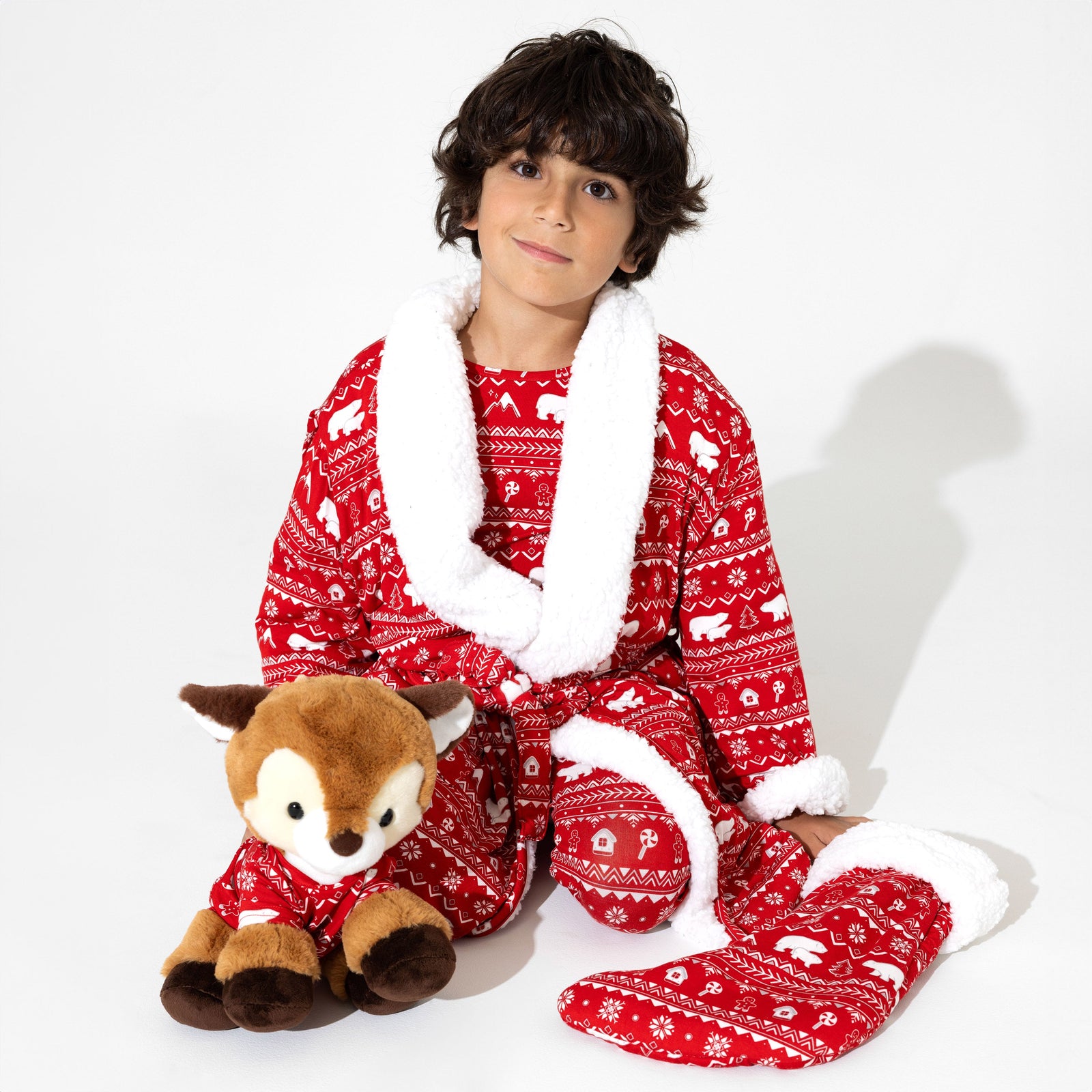 Milk & Cookies Original Bamboo Matching Teddy or Doll 18" Short Set