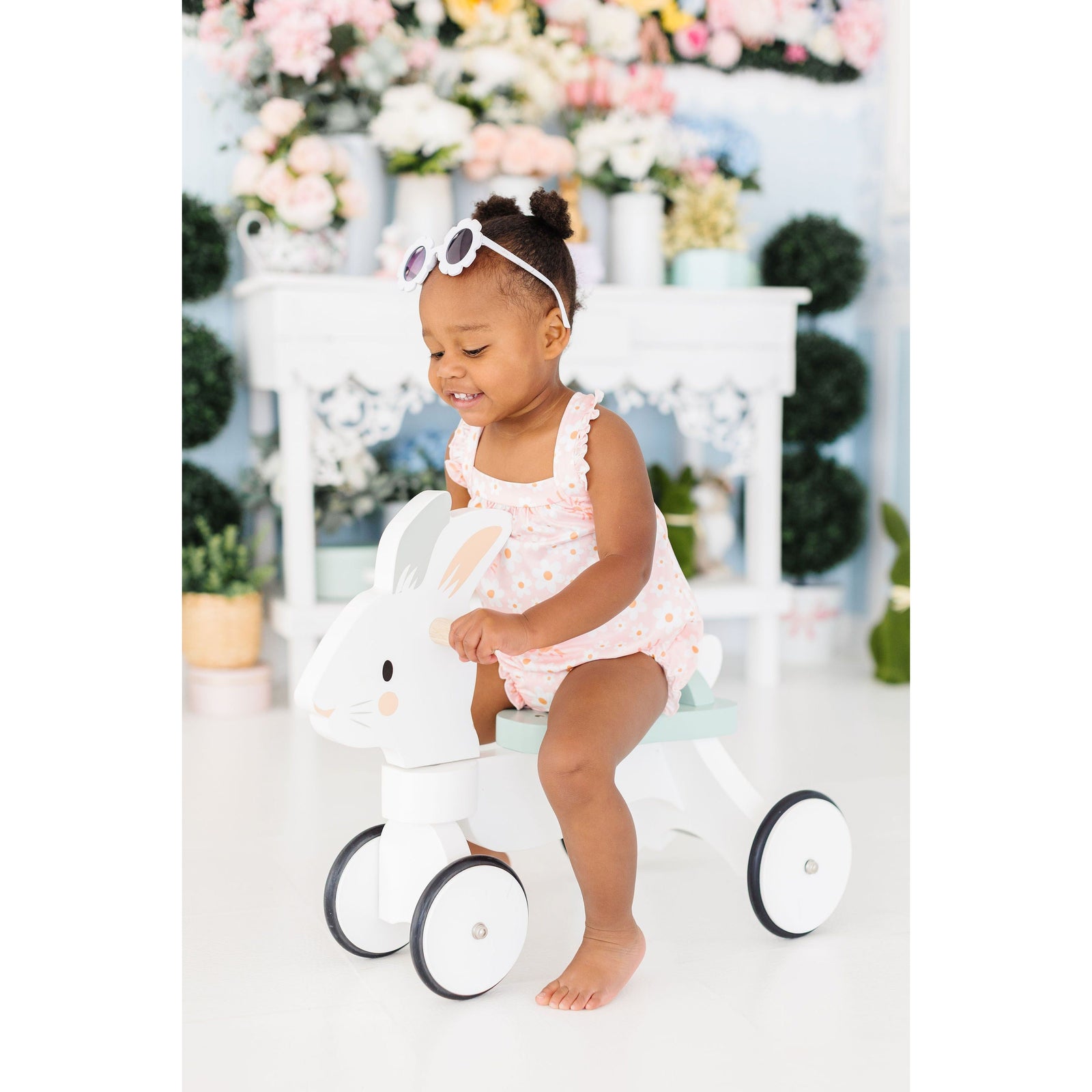Sweet & Sunny Ruffle Cross Back Romper