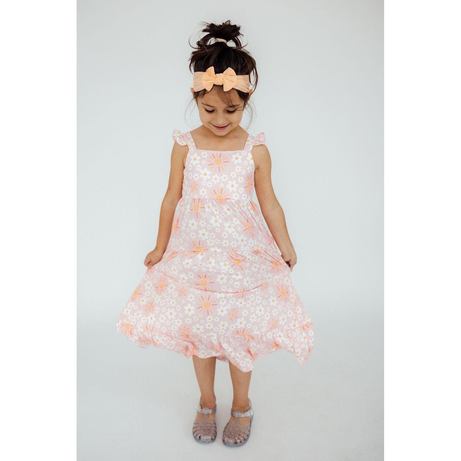 Sweet & Sunny Ruffle Maxi Dress