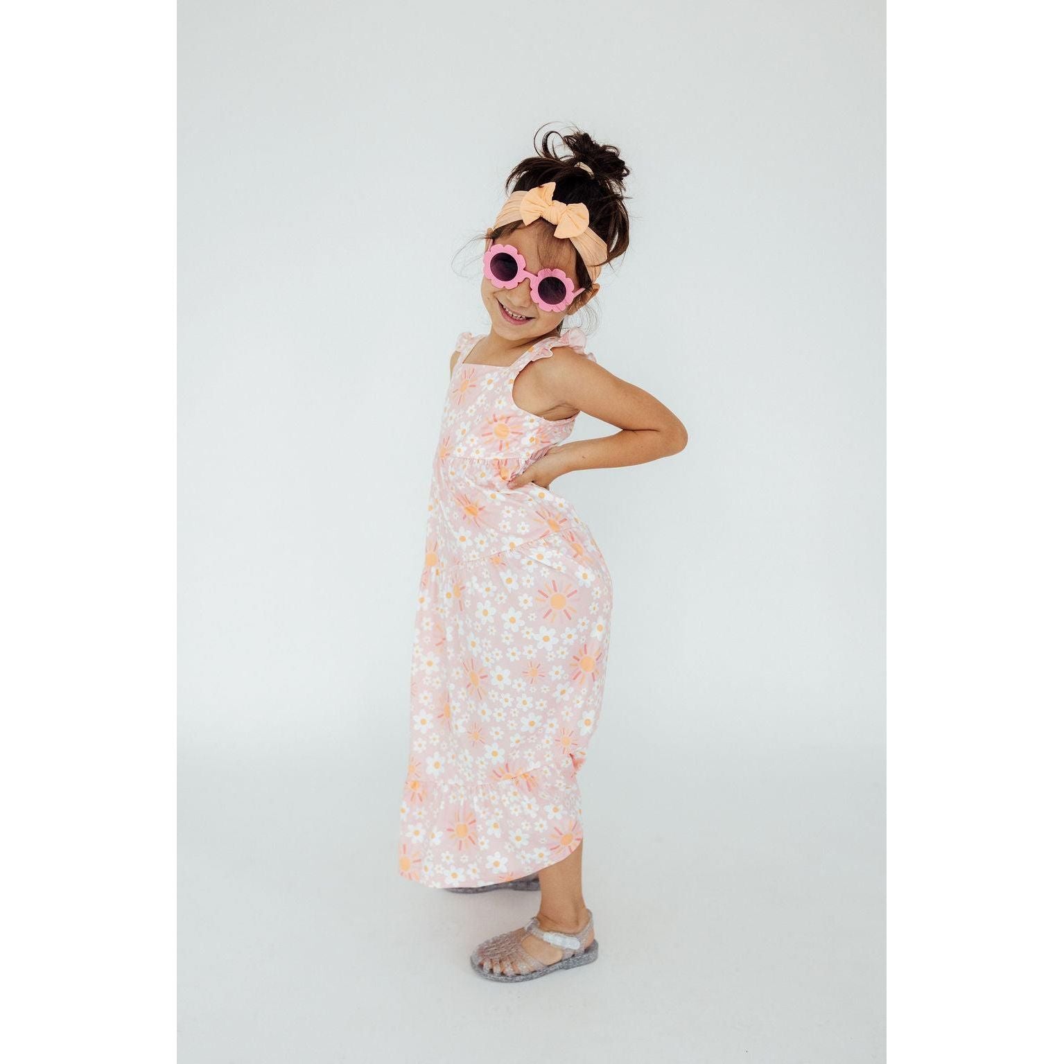 Sweet & Sunny Ruffle Maxi Dress