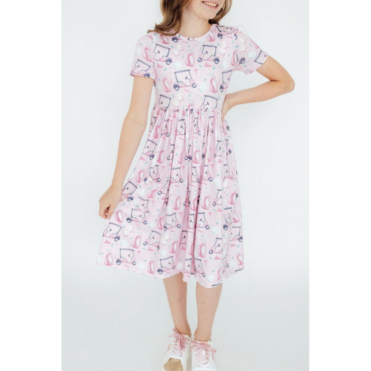 Tee Time S/S Pocket Twirl Dress