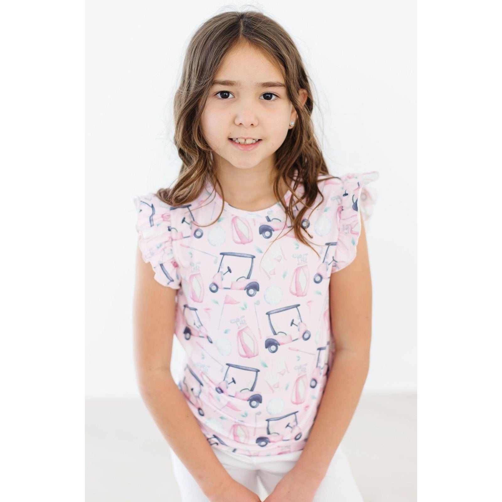 Tee Time S/S Ruffle Tee