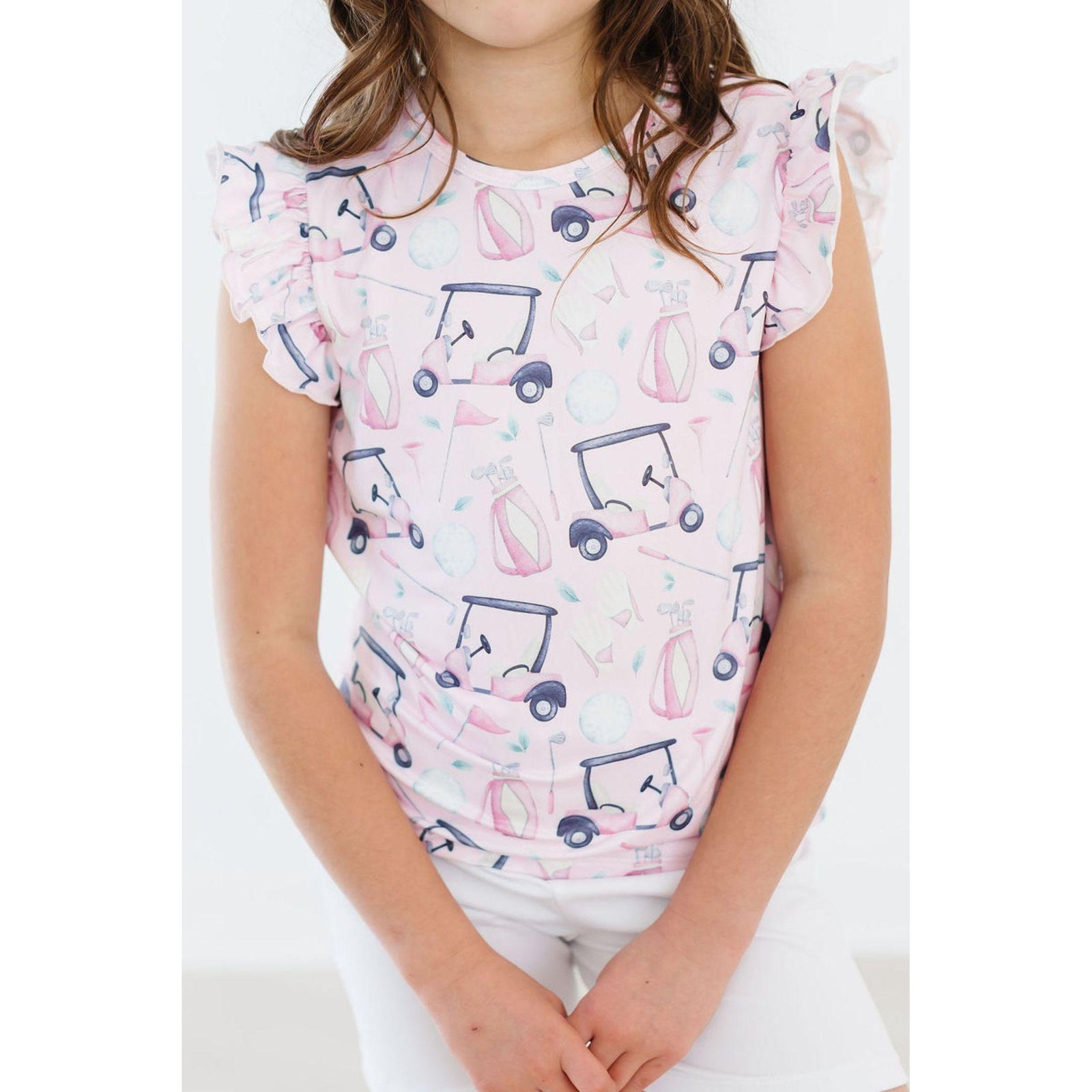Tee Time S/S Ruffle Tee