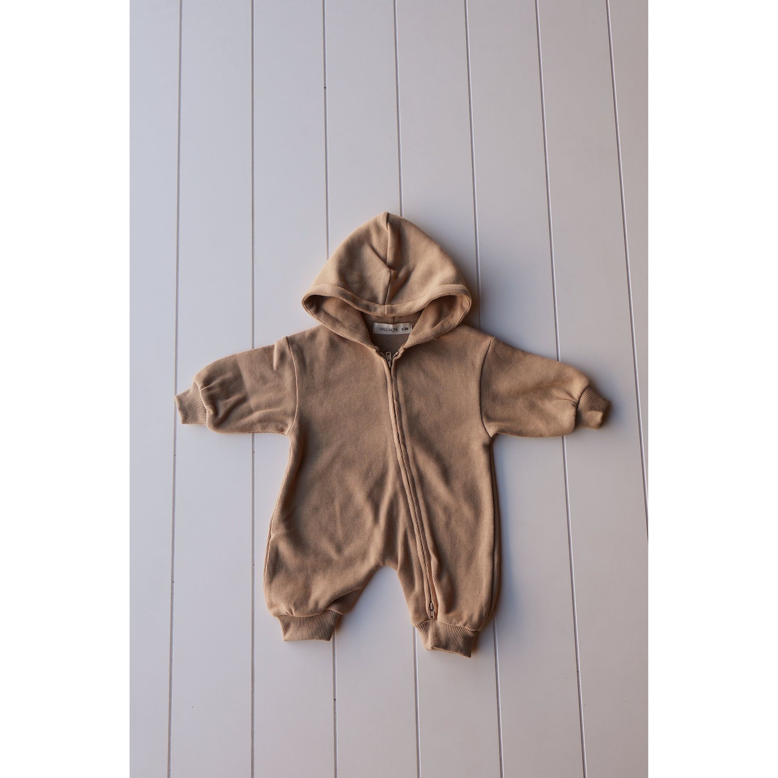 Zip Up Hooded Jumpsuit