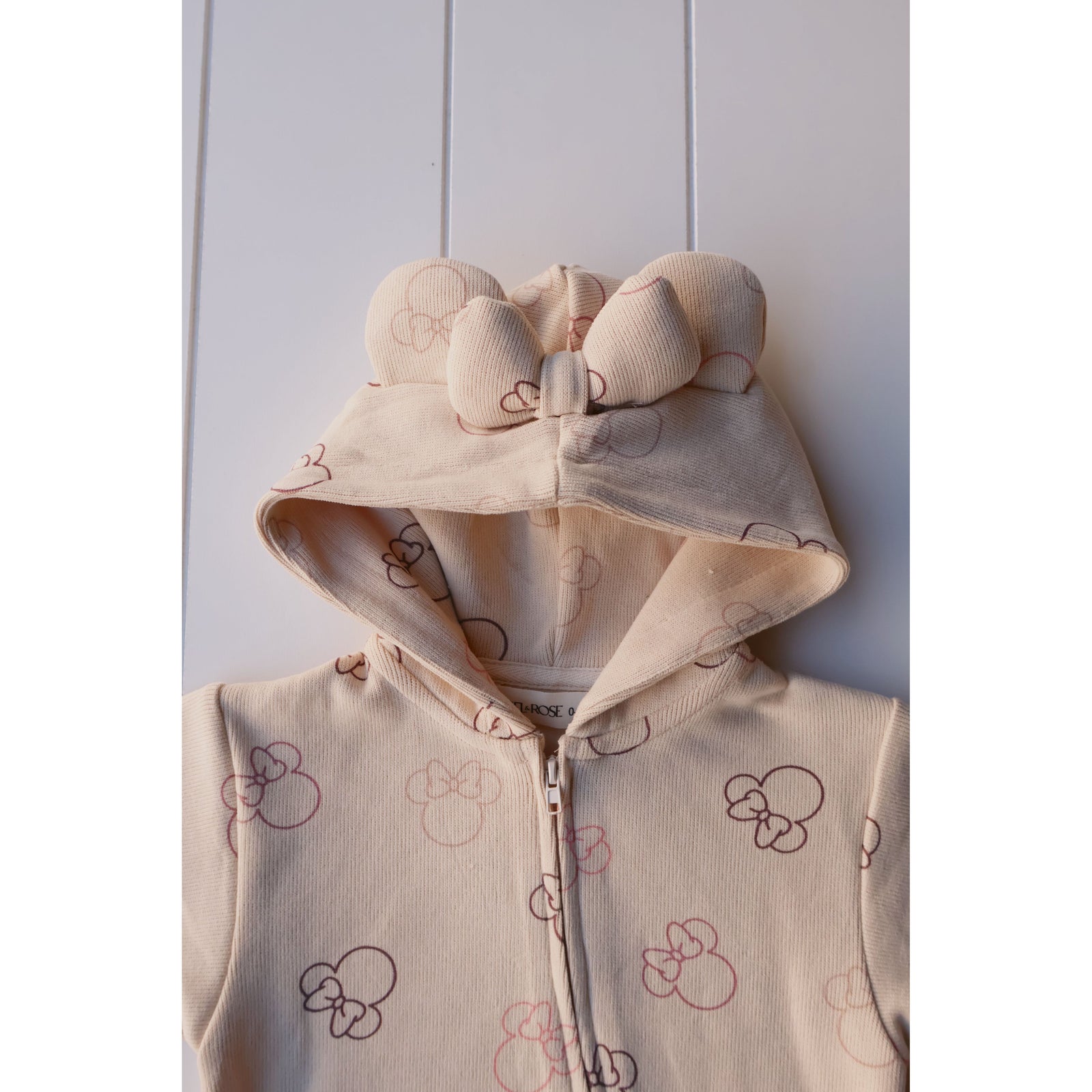 Printed Zip Hooded Jumpsuit