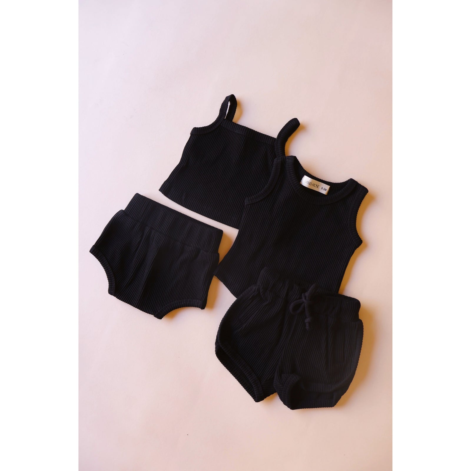 Ribbed Tank Bloomer Set
