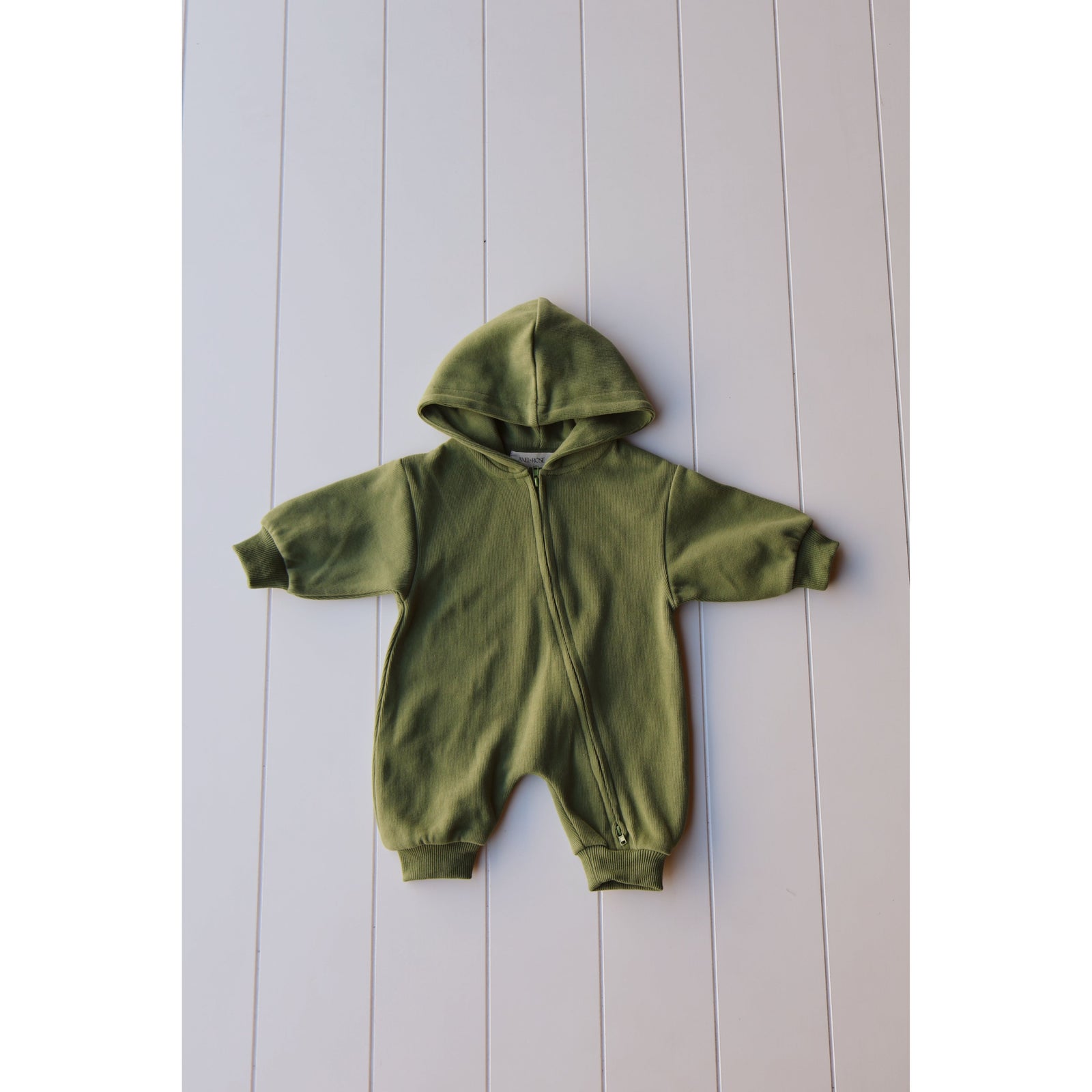 Zip Up Hooded Jumpsuit