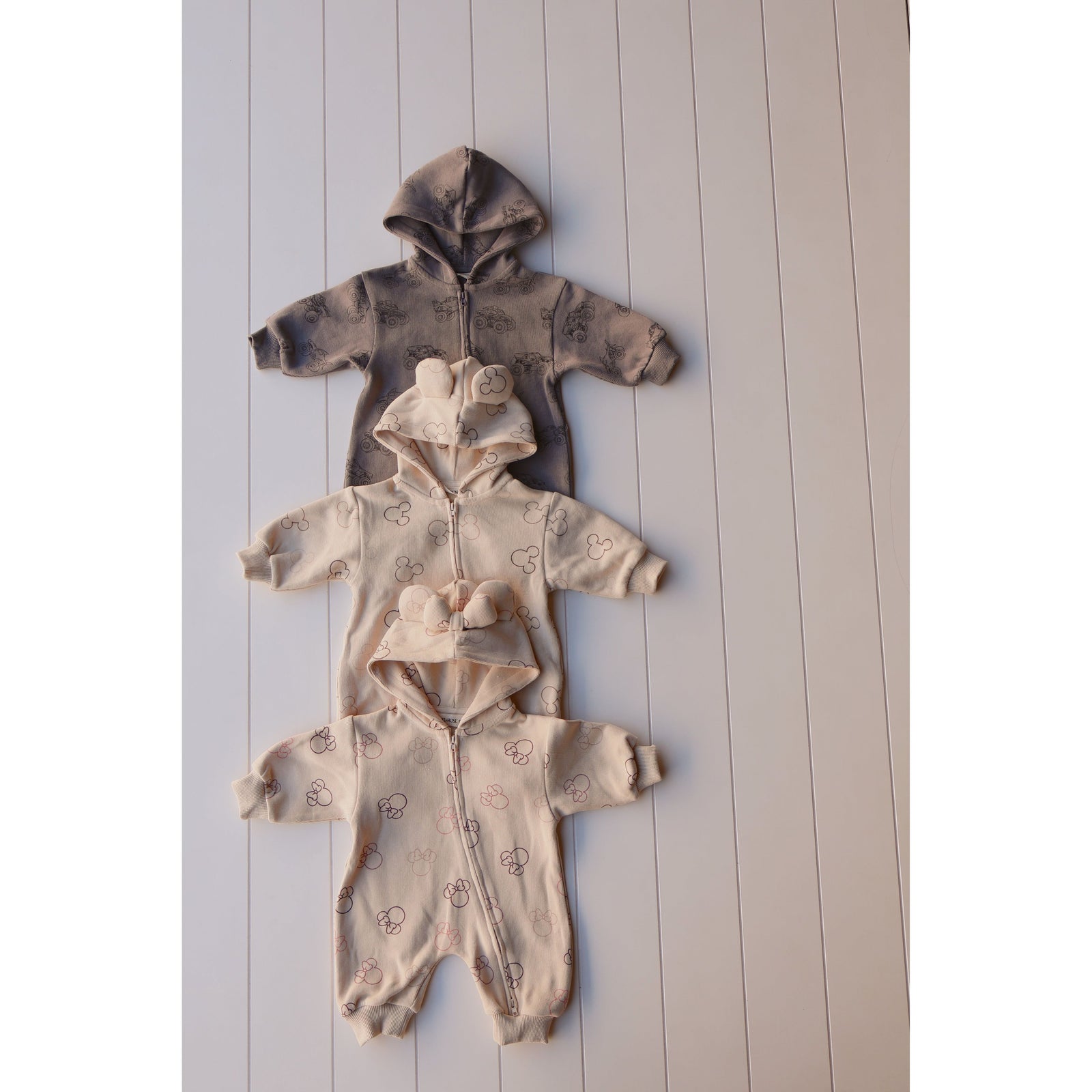 Printed Zip Hooded Jumpsuit