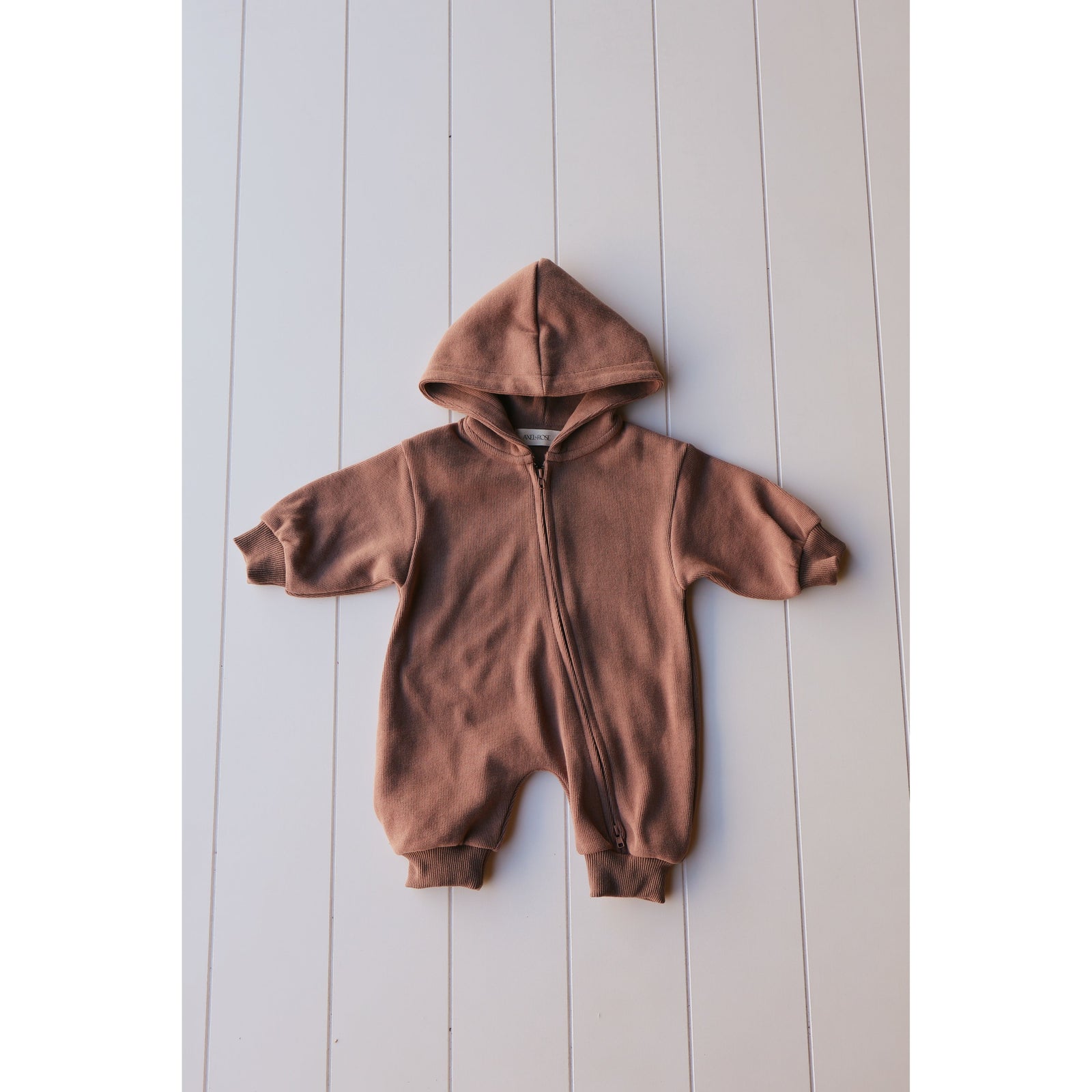 Zip Up Hooded Jumpsuit