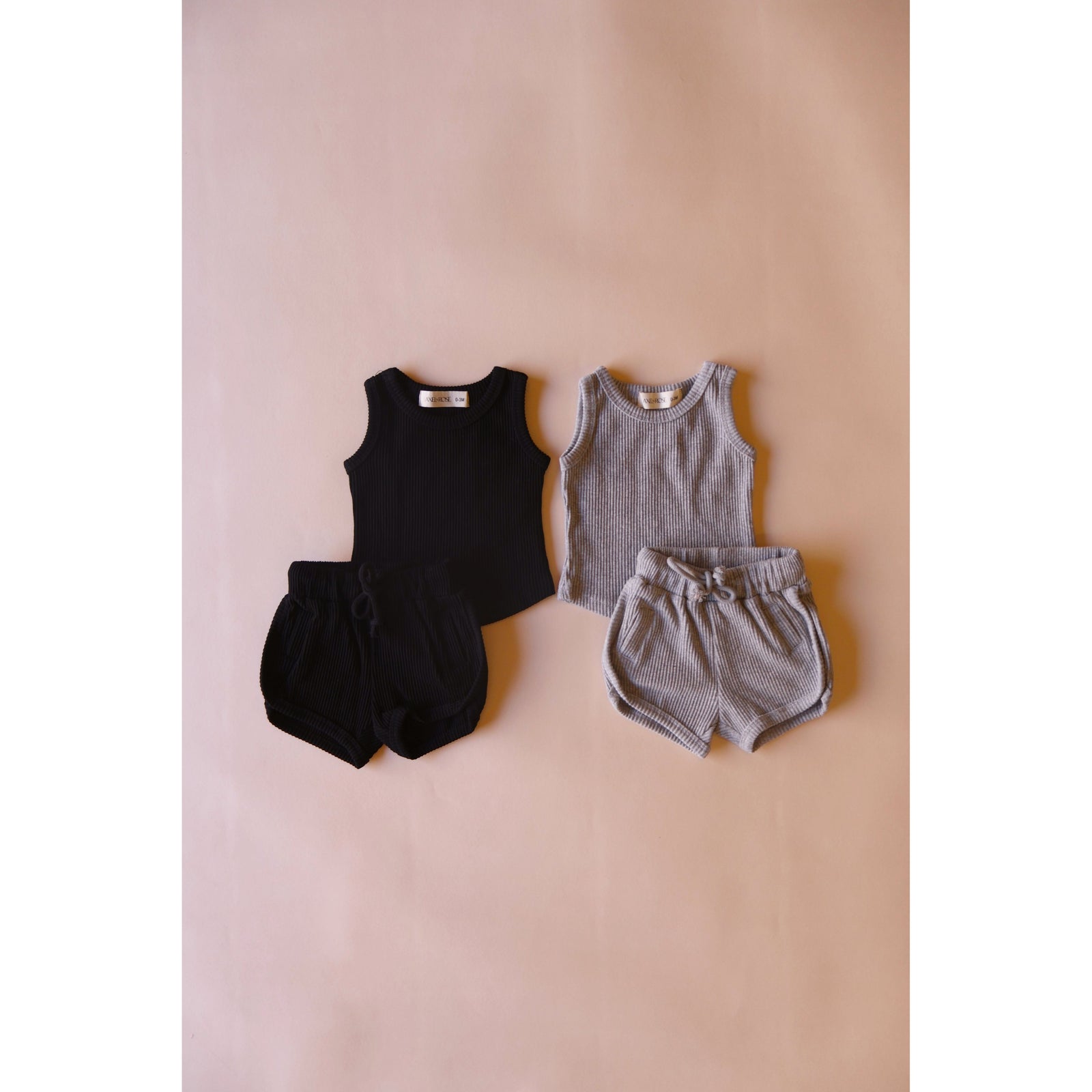 Ribbed Tank Short Set