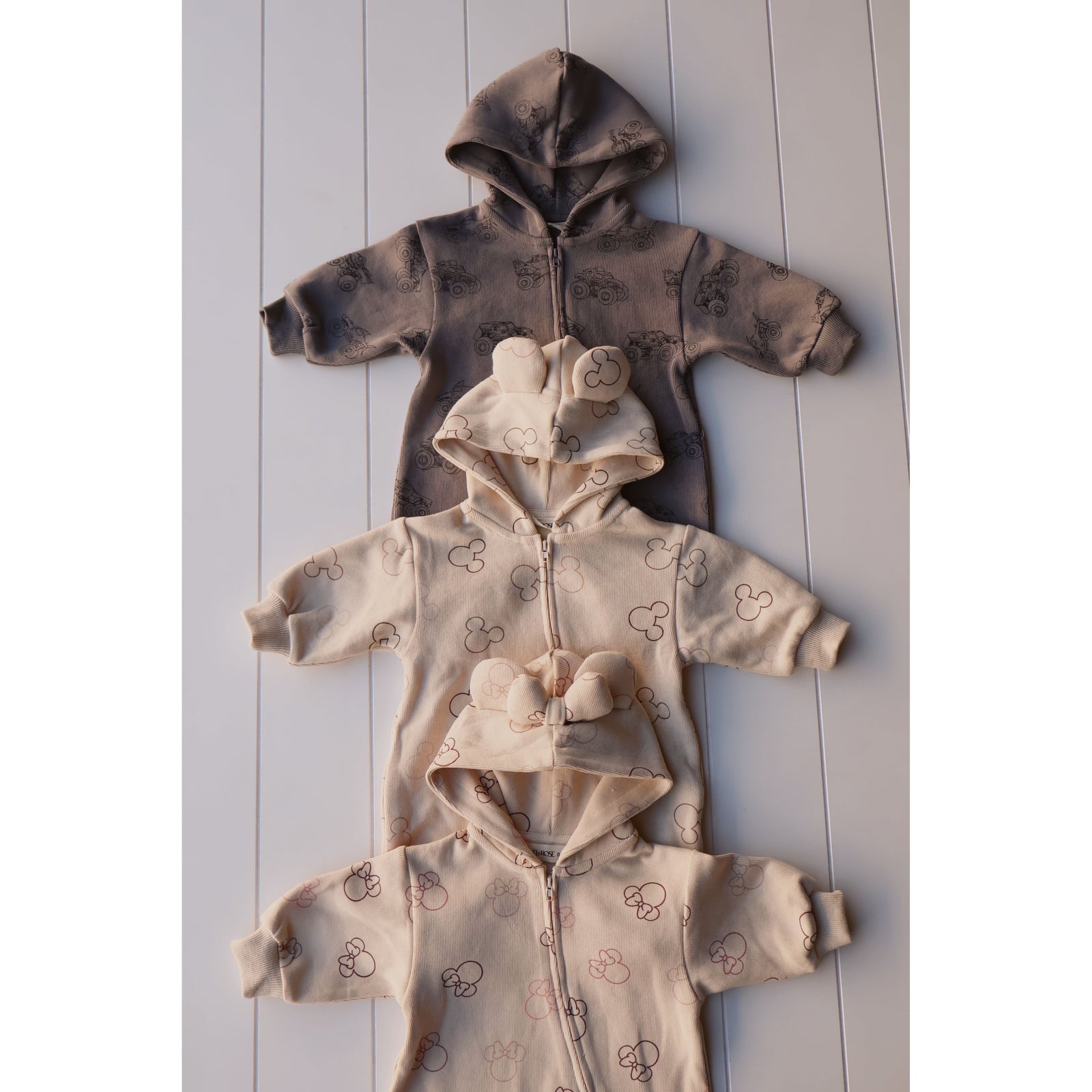 Printed Zip Hooded Jumpsuit