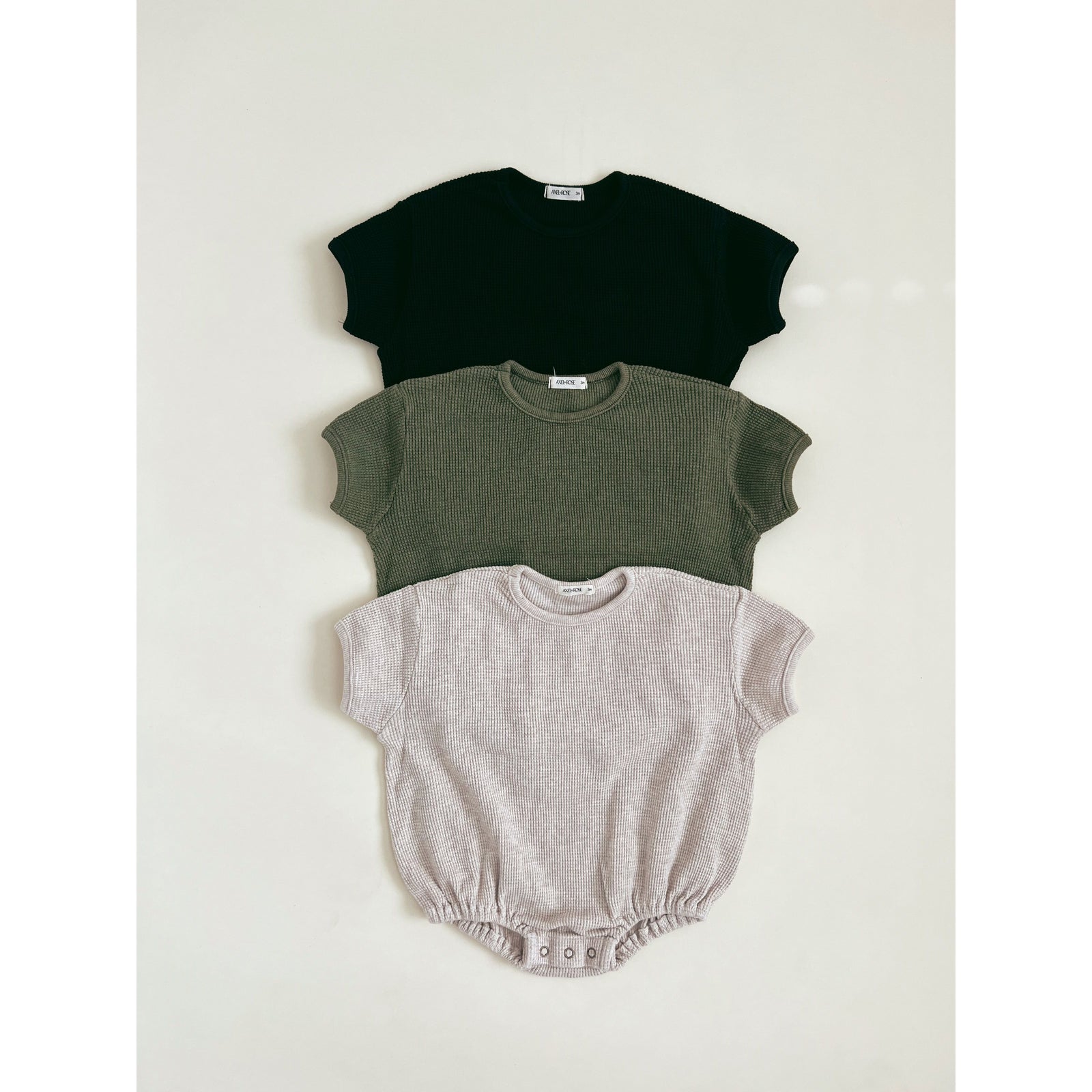 Axel & Rose Waffle Bubble Onesie