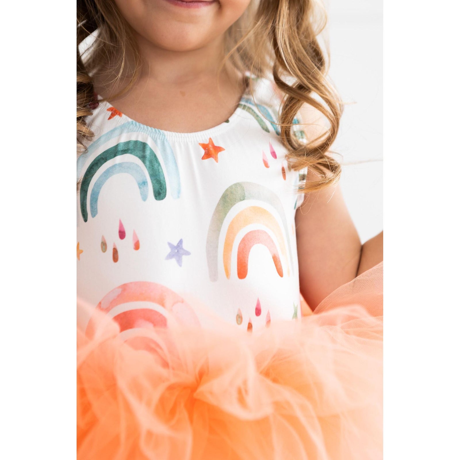 Tonal Rainbow Tank Tutu Leotard