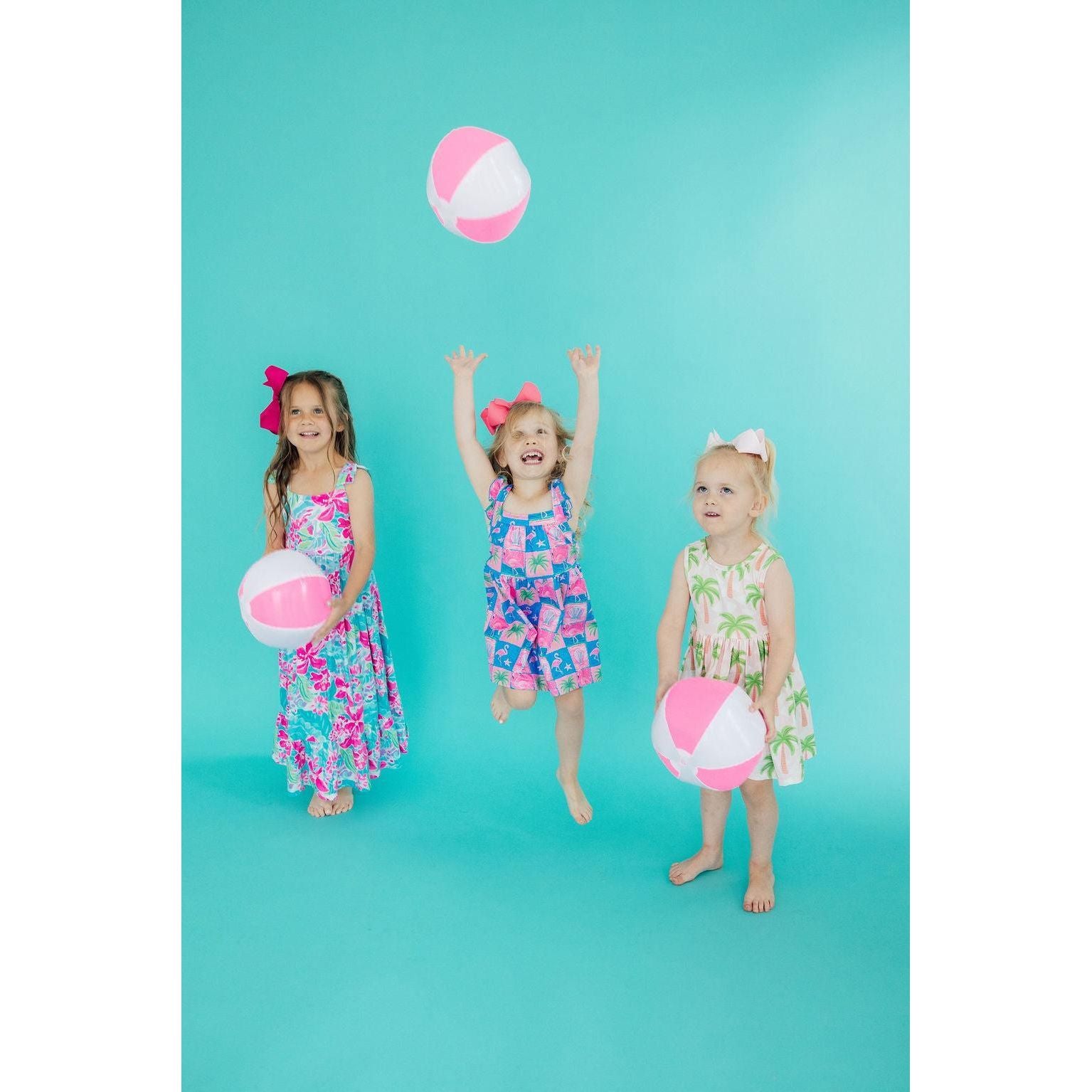 Tropical Punch Ruffle Maxi Dress