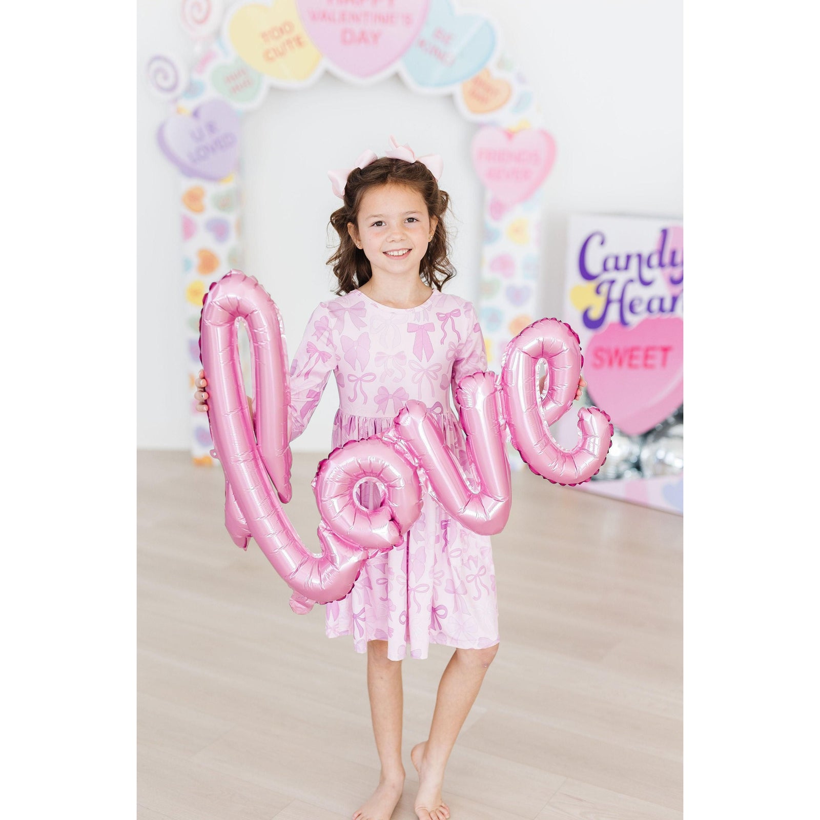 Twinkle Ties 3/4 Sleeve Pocket Twirl Dress