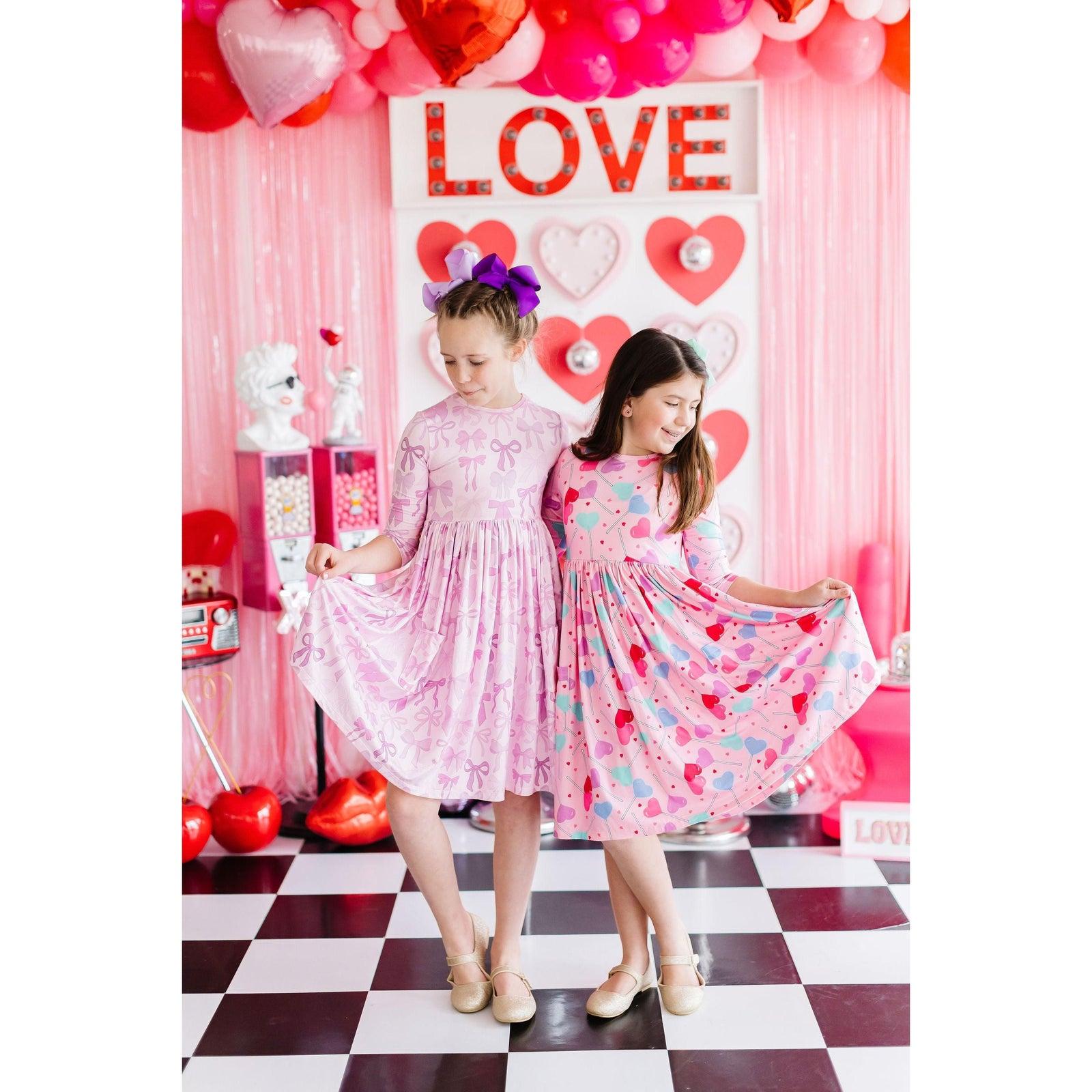 Sucker for You 3/4 Sleeve Pocket Twirl Dress
