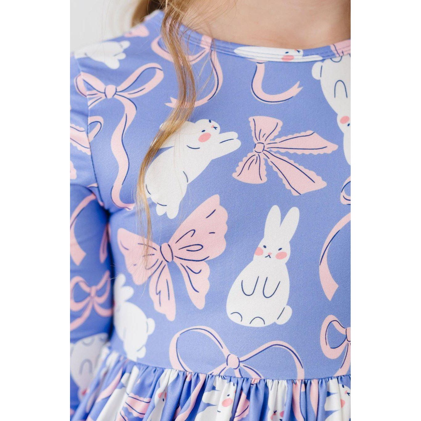 Hop, Skip & Twirl 3/4 Sleeve Pocket Twirl Dress