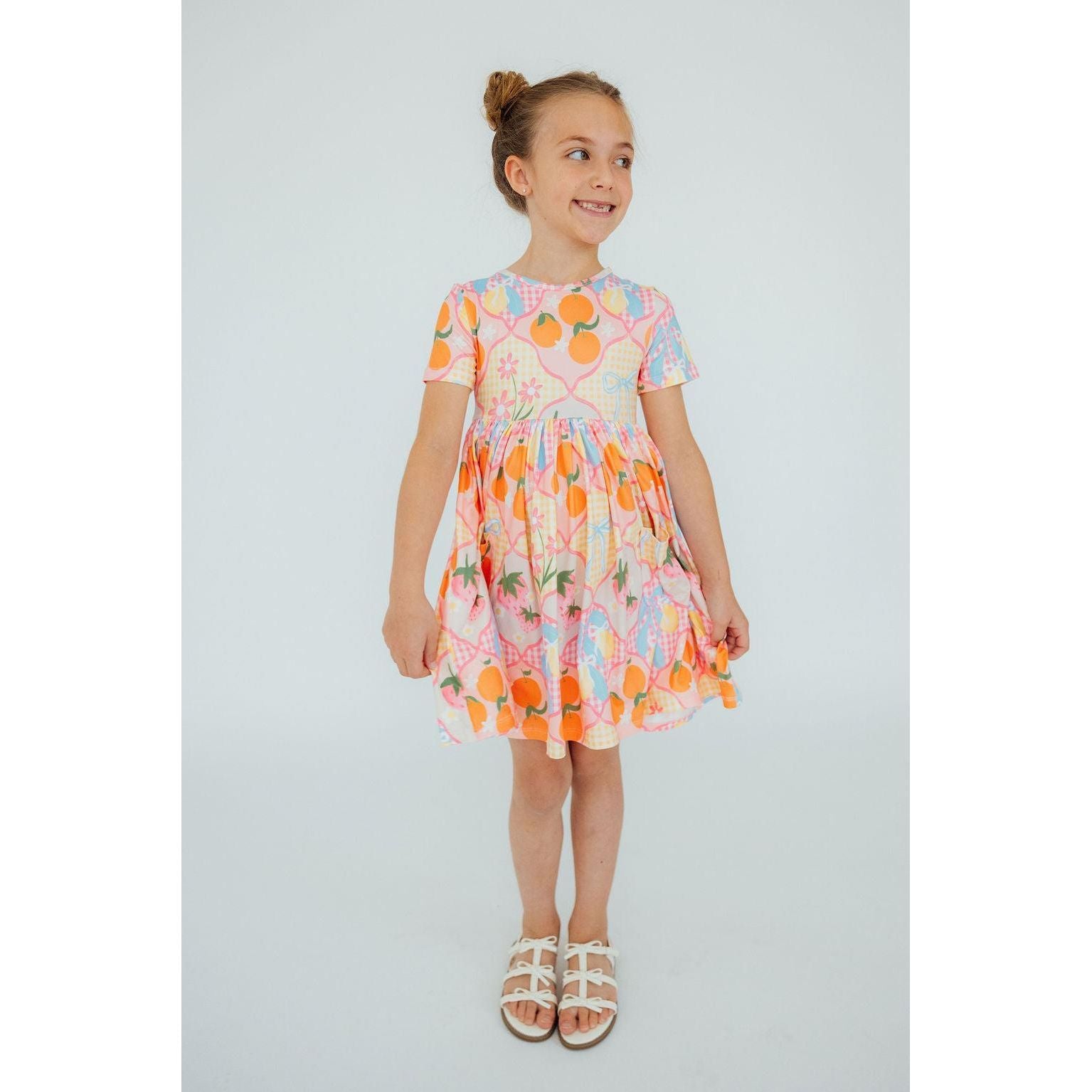 Summer Picnic S/S Pocket Twirl Dress