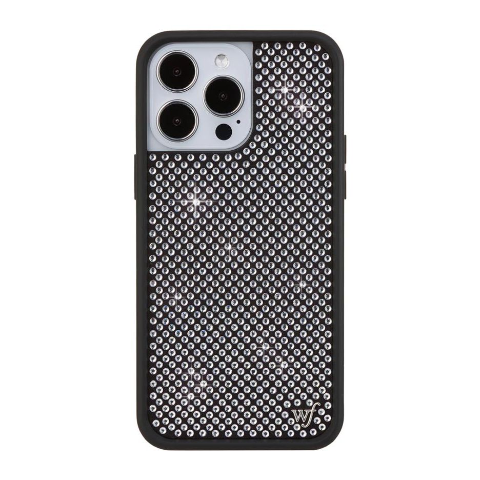 Rhinestone iPhone Case | White