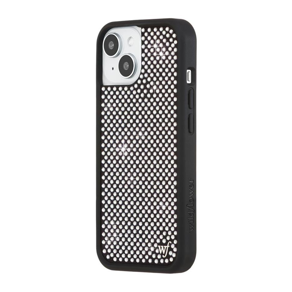 Rhinestone iPhone Case | White