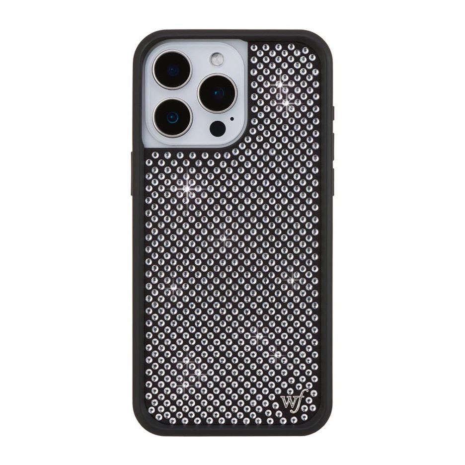 Rhinestone iPhone Case | White