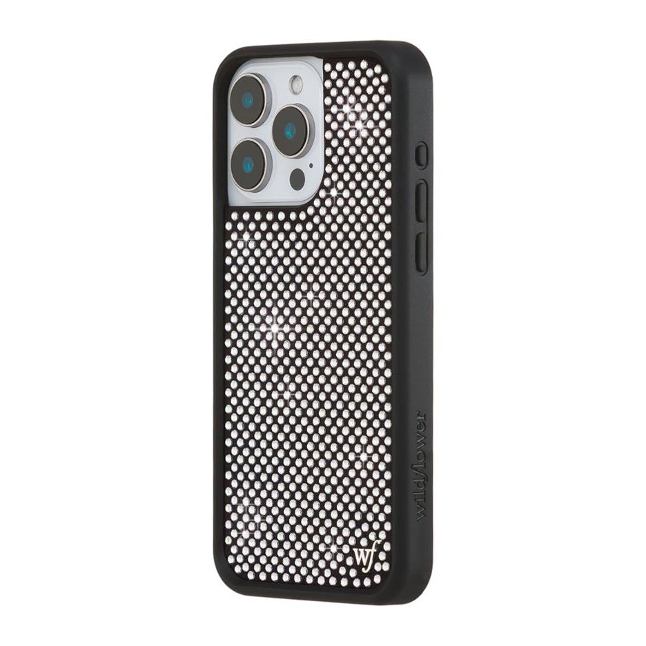 Rhinestone iPhone Case | White